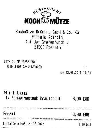 ouge Hffner Kochmtze Restaurant